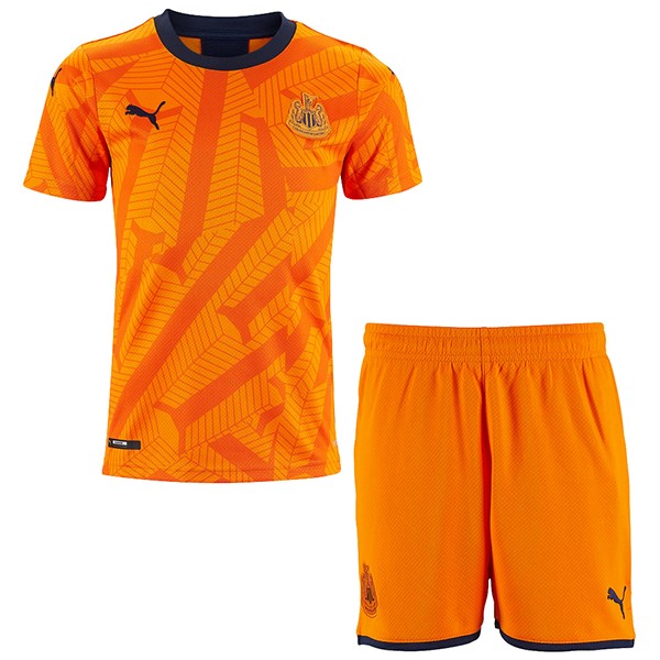 Trikot Newcastle United Ausweich Kinder 2019-20 Orange Fussballtrikots Günstig